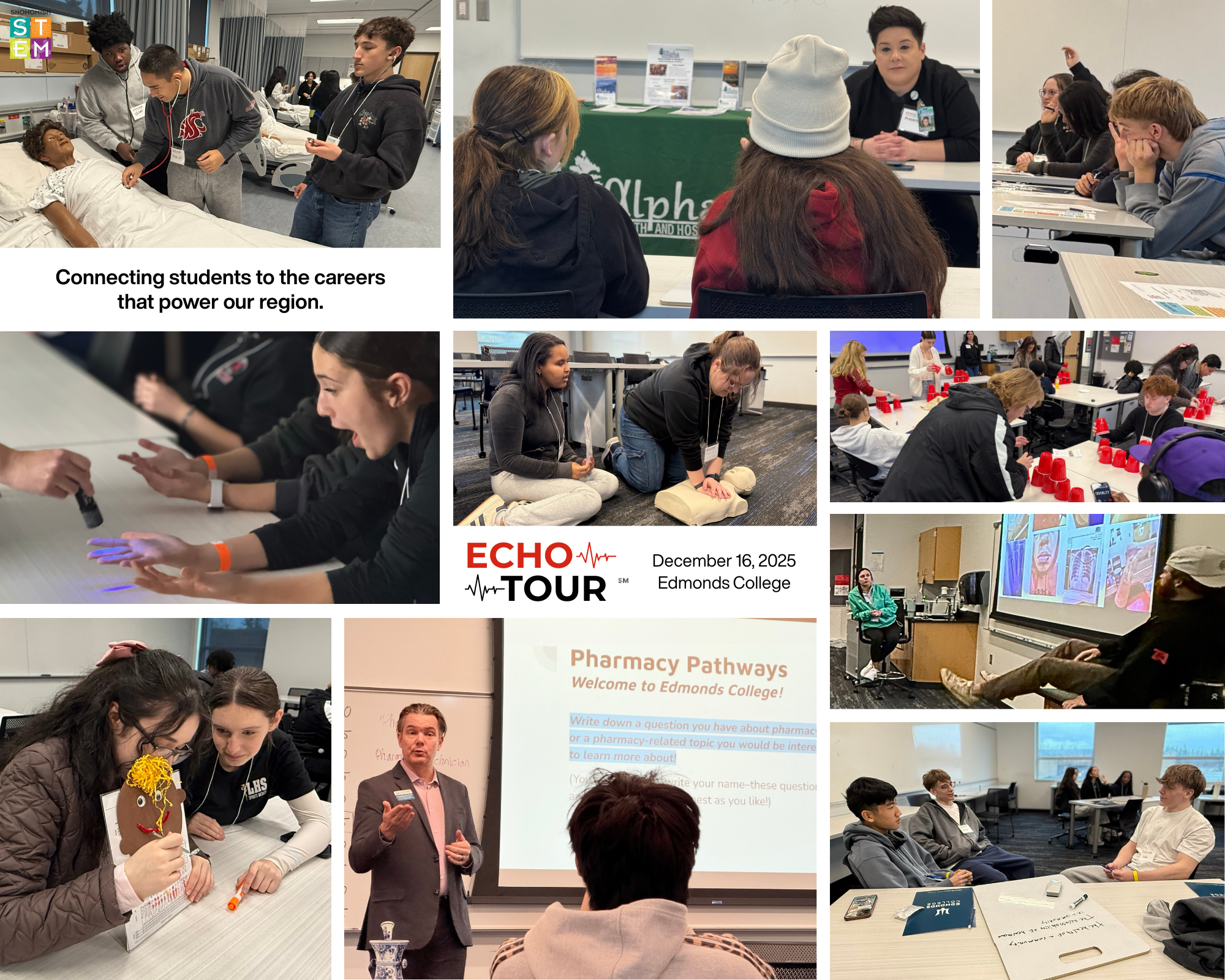 Read more about the article ECHO Tour℠ at Edmonds College: December 2025 Impact Summary