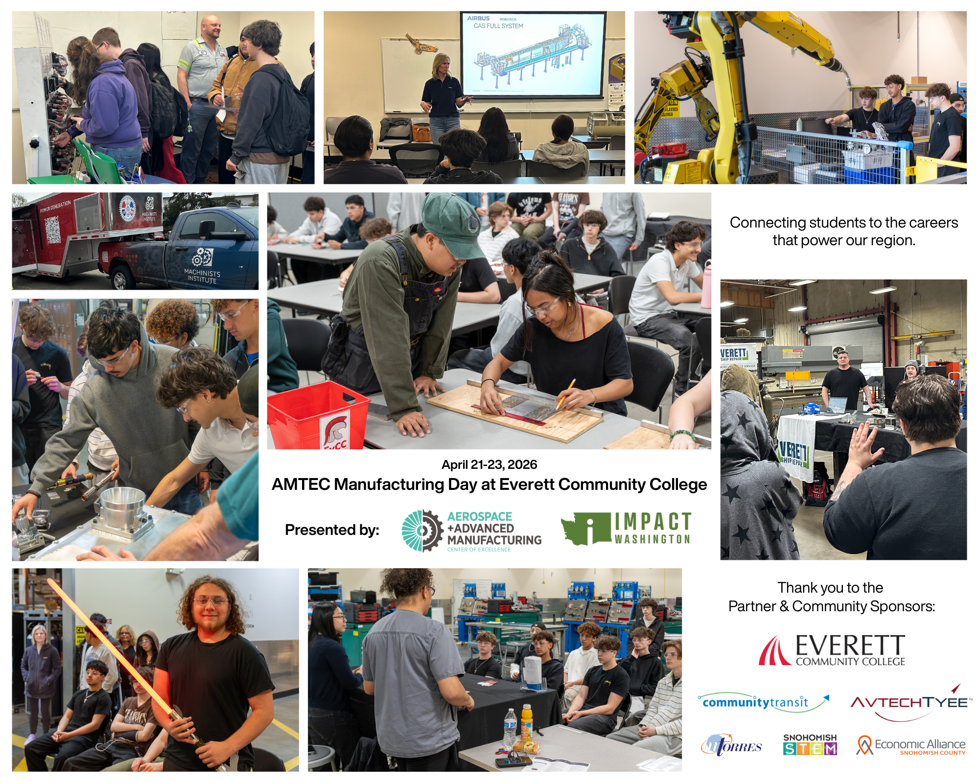 Read more about the article AMTEC 2026 Manufacturing Day Tour Connects Students to Advanced Manufacturing Careers
